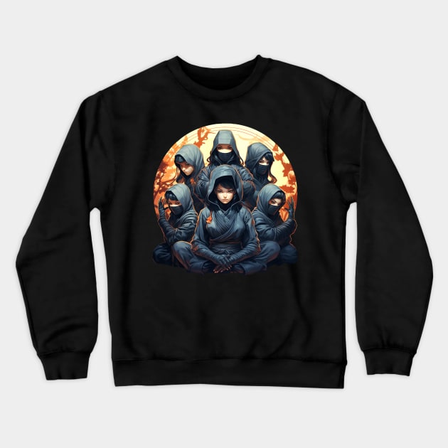 Stealth Sisters Crewneck Sweatshirt by apsi